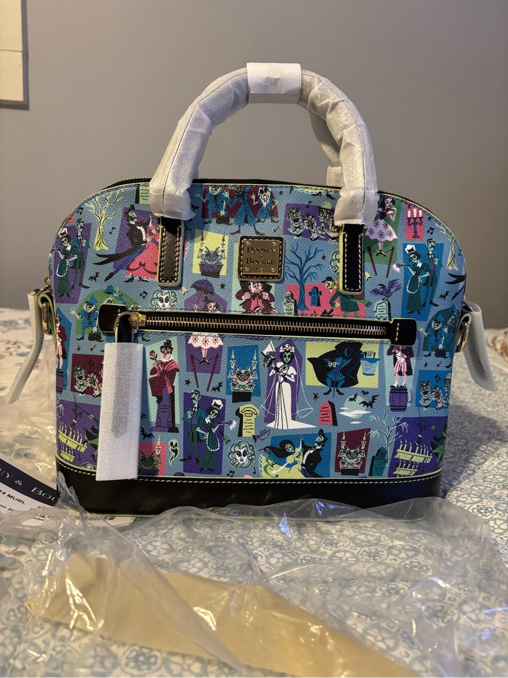 NWT Disney Dooney & Bourke 2020 Haunted Mansion Zip Satchel Style B20SY19